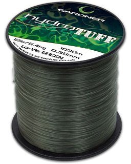 Леска Gardner Hydro-tuff green 12lb 5,4кг 0,35мм