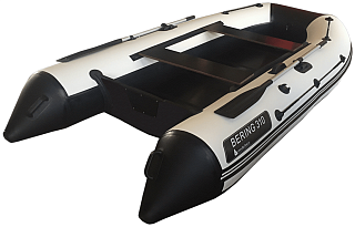 Лодка BigBoat Bering 310К бело-черный - фото 5