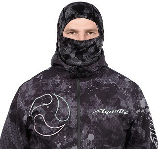 Балаклава Aquatic демисезонная softshell camo black - фото 2