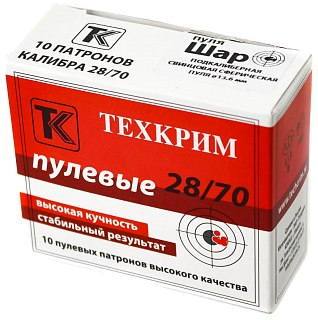 Патрон 28х70 Техкрим Шар - фото 3