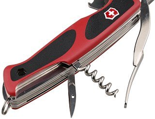 Нож Victorinox RangerGrip 174 красно-черный - фото 7