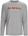 Футболка Simms Logo LS Cinder Heather 