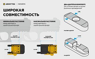 Фонарь Armytek Buckler M1 белый - фото 12