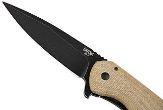 Нож Ontario Shikra складной сталь AUS8 рукоять микарта/титан - фото 6