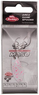 Блесна Berkley Ags Masu 2гр Splat White Body/Fuschia Splat