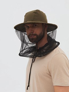 Панама-накомарник Huntsman Антигнус хаки смессовая - фото 16
