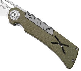 Нож SHOOZIZ XUN118-G складной D2 рукоять G10+3D - фото 4