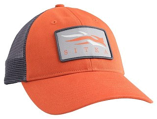 Бейсболка Sitka Meshback trucker burnt orange