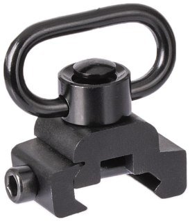 Антабка ShotTime быстросъёмная QD на Weaver для ремня 30мм чёрный - фото 1