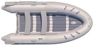 Лодка Badger Air Line 390 НДНД серый - фото 2