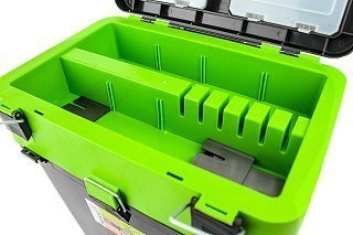 Ящик зимний Helios Fish box 19л двухсекционный зеленый - фото 3
