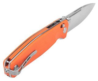 Нож складной Real Steel Huginn Orange G10 клинок VG-10 9,3см - фото 5
