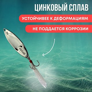 Блесна Riverzone Live Bait 10гр 53мм silver - фото 5