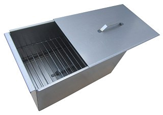 Коптильня Тонар двухярусная с поддоном 450x280x240x1,5мм - фото 2
