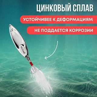 Блесна Riverzone Live Bait 5гр 42мм silver - фото 5