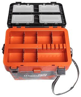 Ящик зимний Helios Shark 19л оранжевый - фото 3