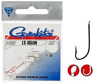 Крючок Gamakatsu LS-1050N nickel №6