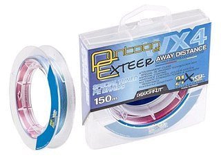 Шнур Pontoon21 Extreer Away dist многоцв WX4 150м 0,128мм 9lbs