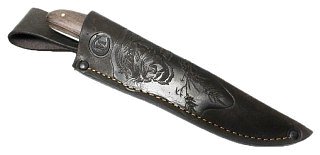 Нож ИП Семин Лис кованая сталь Х12МФ венге - фото 2