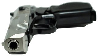Пистолет УМК П-М17Т 9РА ОООП рукоятка дозор новый дизайн затвор нержавейка - фото 4