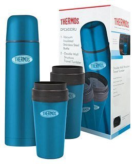 Набор Thermos Термос и 2 термокружки - фото 2