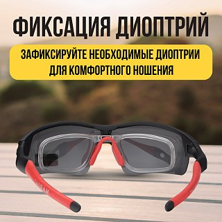 Очки Taigan XQ114 для охотника рыбака поляризац UV400 TR90 черный - фото 5