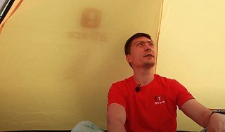 Палатка BTrace Omega 4+ быстросборная зеленый/бежевый - фото 5