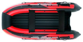 Лодка Boatsman BT430 Expedition надувная черно-красный - фото 1