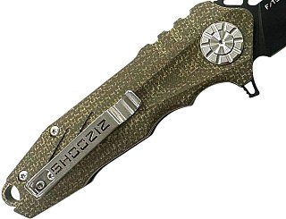 Нож SHOOZIZ HAN316-BB&GH складной K110 рукоять G10+3D - фото 6