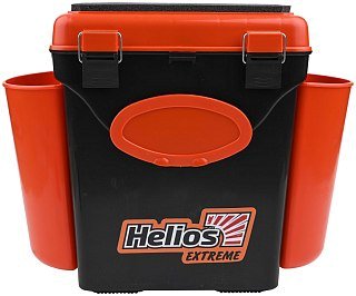 Ящик зимний Helios Fish box 10л односекционный оранжевый - фото 7
