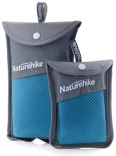 Полотенце Naturehike Fitness antibacterial quick-drying 100x30см blue - фото 2