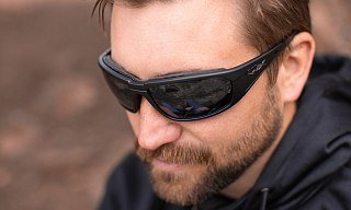 Очки защитные Wiley X WX Boss Mate Black/Grey Silver Flash - фото 8