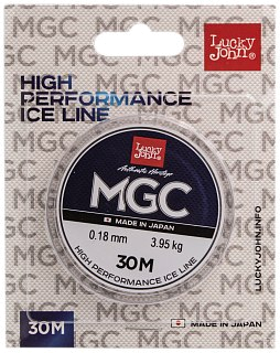 Леска Lucky John MGC зимняя 30м 0,18мм