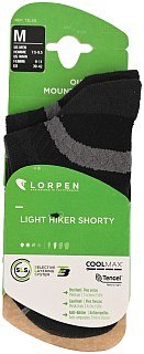 Носки Lorpen T3LSG Light hiker shorty anthracite - фото 1