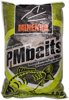 Бойлы MINENKO PMbaits пылящие GLM-зеленогубый моллюск 20мм 1кг