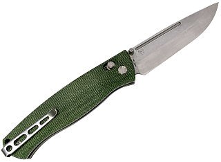 Нож складной Real Steel Pathfinder Folder Green Micarta клинок 14C28N 9,7см - фото 4