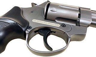 Револьвер Курс-С Таурус-S 10ТК сигнальный 4,5" 5,5мм фумо графит - фото 5