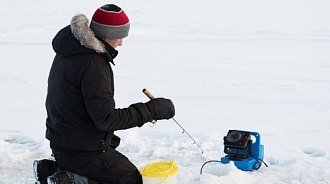 Ловля судака зимой