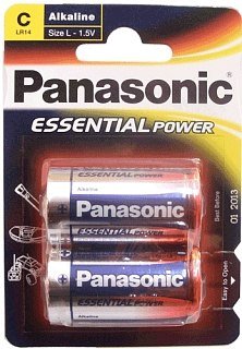 Батарейка Panasonic Essential Power LR14 С уп.2шт
