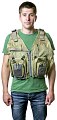Жилет Tramp рыболовный разгрузочный Angler  хаки, L/XL