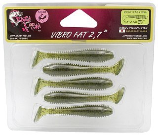 Приманка Crazy Fish Vibro fat 2.8" 1-71-16-6