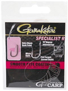Крючок Gamakatsu G-Carp specialist R grey №10