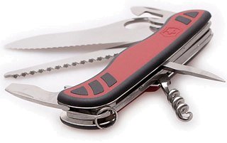 Нож Victorinox Forester One hand красно-черный - фото 2