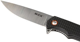 Нож Buck Haxby складной сталь 7Cr рукоять карбон - фото 6