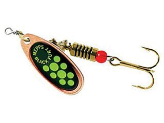 Блесна Mepps COMET BLACK FURY OR FLUO CHART 2,0№0