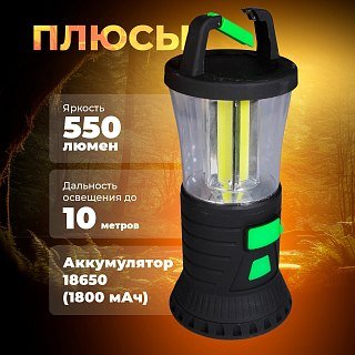 Фонарь Pereval BT-FL3090 кемпинговый 550 Lumens - фото 2