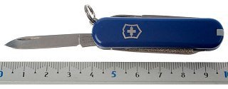 Нож-брелок Victorinox Classic 58мм 7 функций синий - фото 7