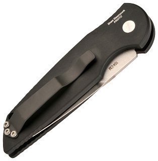 Нож Pro-Tech Shaw Steampunk черная рукоять клинок сатин - фото 2
