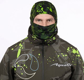 Балаклава Aquatic демисезонная softshell camo lime khaki - фото 5