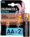 Батарейка Duracell Ultra АА уп.2шт